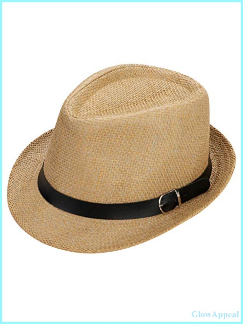 Straw Fedora Sun Hat Classic Short Brim Roll Up Panama Jazz Beach Cap